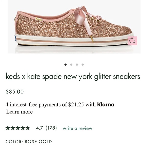 Kate Spade Glitter Keds - Picture 2 of 7